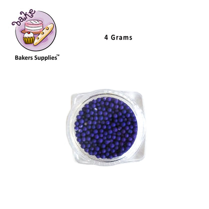 2mm Indigo Purple Balls Pearls Sprinkles