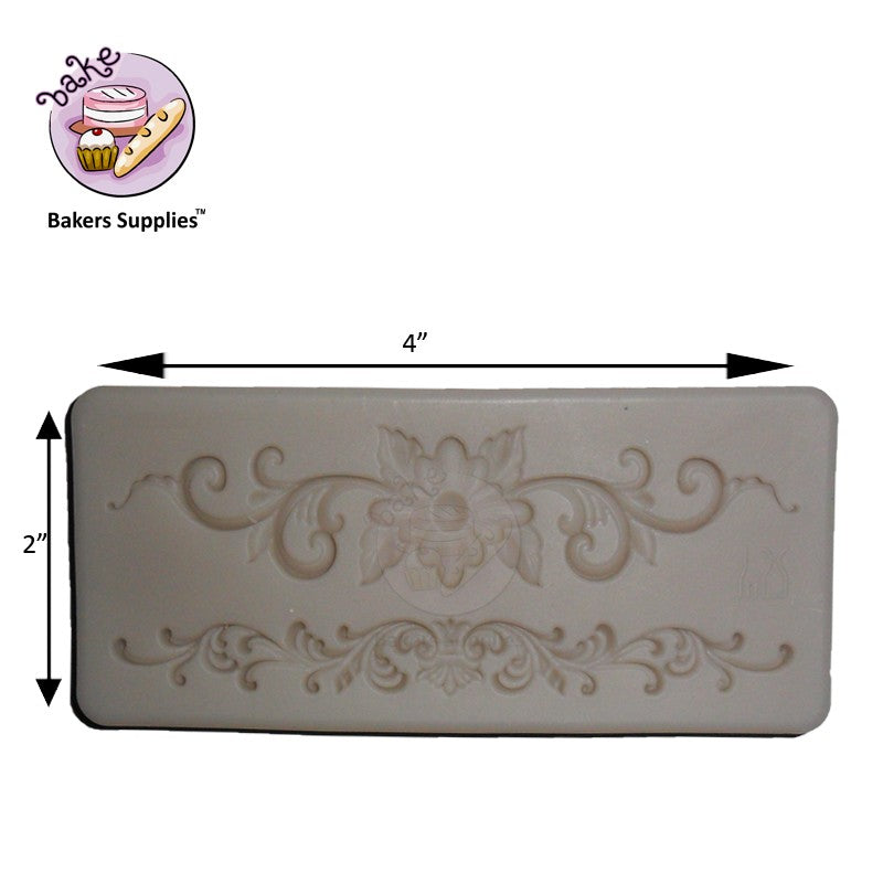 Silicon Victoria Boarder Fondant Mold