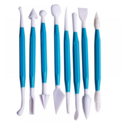Fondant Tool Set 8 Pcs Single Color
