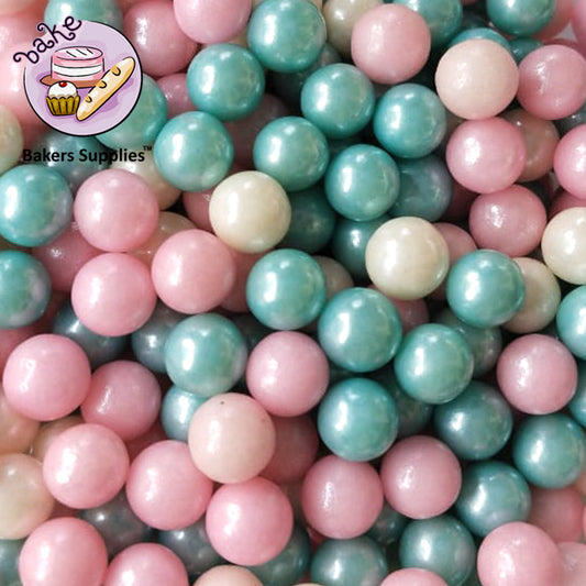 7mm Blue White Pink Balls Pearls Sprinkles