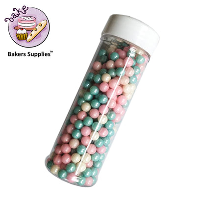 7mm Blue White Pink Balls Pearls Sprinkles