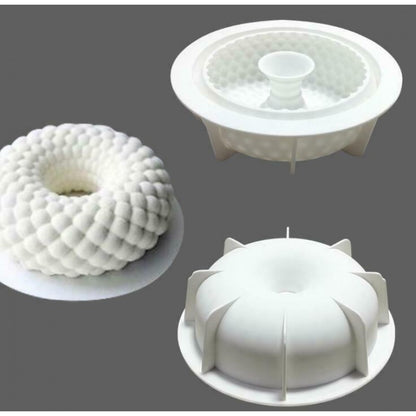 SILICON 3D DOTED MOUSSE DESSERT MOLD