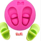 3D CUTE BABY SHOES BOW SILICONE MOLD
