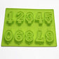 Number Candle Candy Silicon Mold