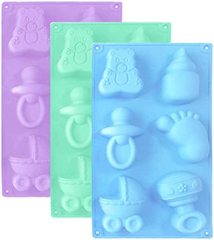 Baby Shower Party Silicon Mold Tray size 11" x 6.8"