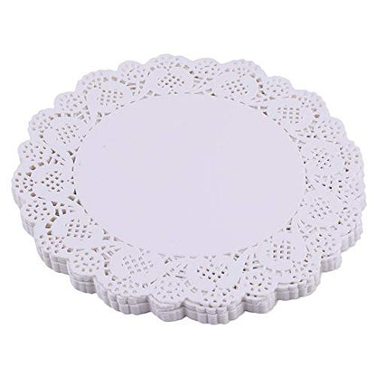 Grade Doilies Paper Round White 250pcs