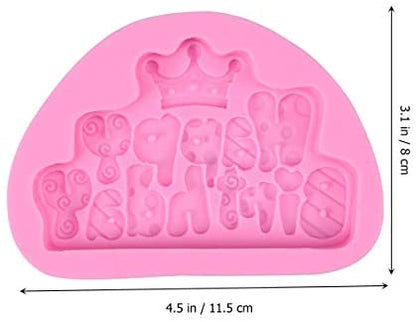 Silicon 3D Happy Birthday Fondant Mold