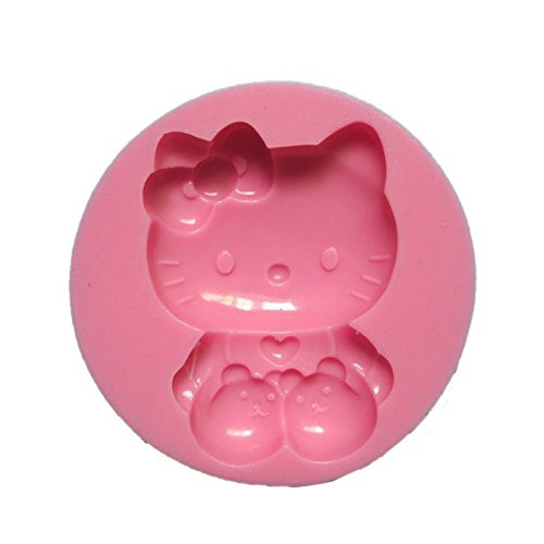 3D HELLO KITTY SILICON FONDANT MOLD