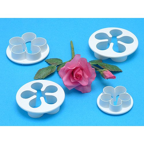 Rose Petal Cutter Set 4pc – Bakers Supplies