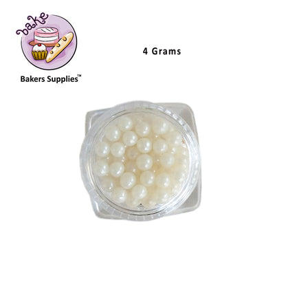 4mm Cotton White Balls Pearls Sprinkles.
