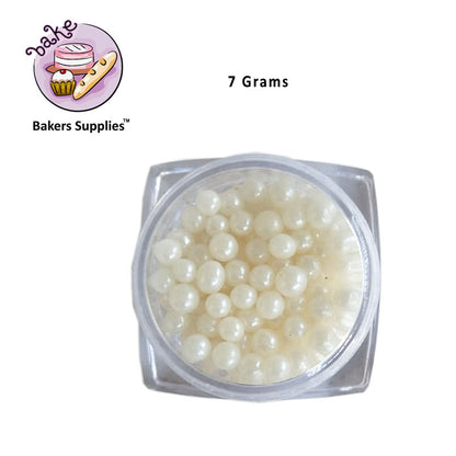 4mm Cotton White Balls Pearls Sprinkles.