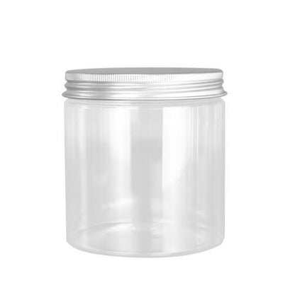 Black Lid Plastic PET JAR