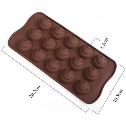 SMILEY FACE CUTE CHOCOLATE SILICON MOLD