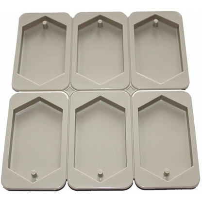 SILICON HEXAGONAL AROMATHERAPY CRYSTAL EPOXY MOLD