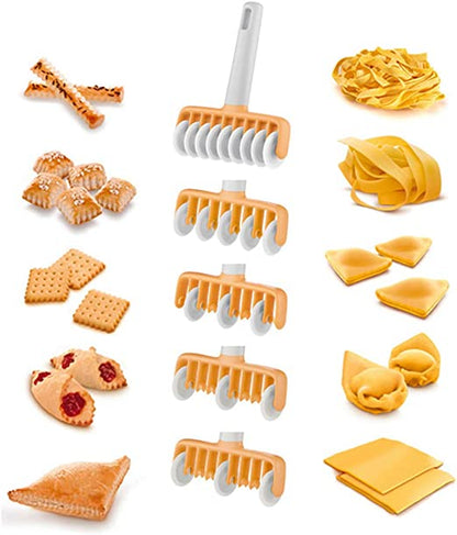 37 Pcs Fondant Ribbon Cutter 4 Wheel Roller