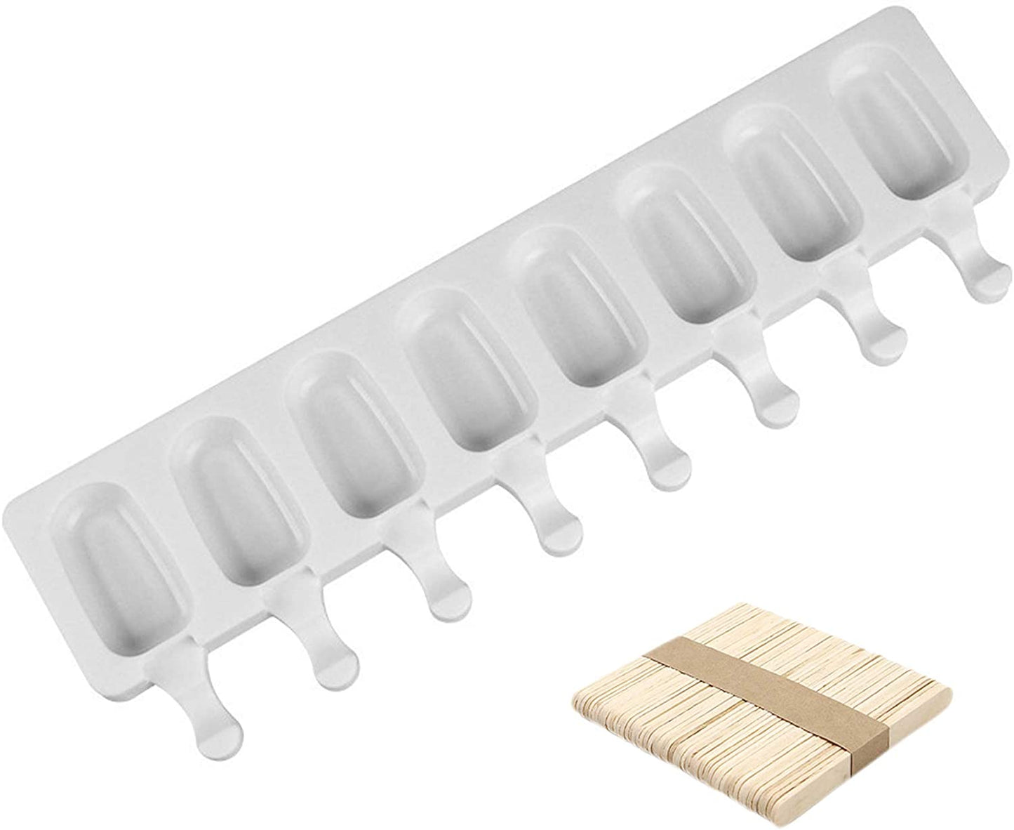 Silicon Cakesicles Popsicles Mold 8 Cavity With Stick – Bakers