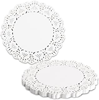 Grade Doilies Paper Round White 250pcs