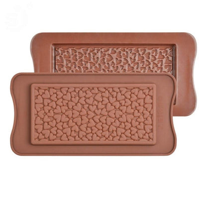 MINI HEART BEANS SILICONE CHOCOLATE BAR MOLD