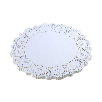 Grade Doilies Paper Round White 250pcs