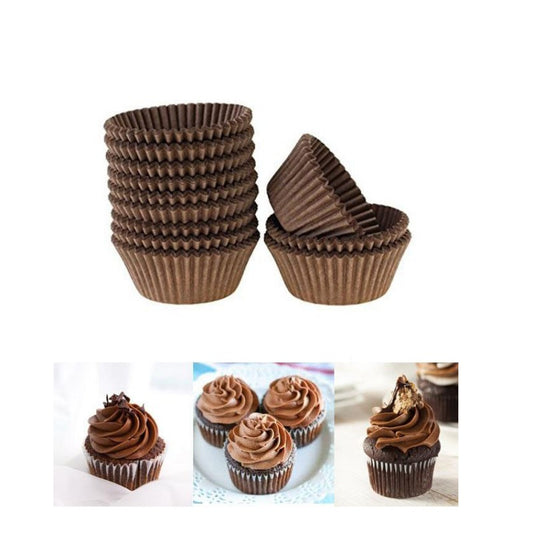 Grade Solid Brown Cupcake Liner 1000pcs