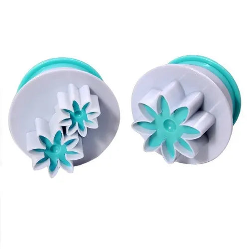 BLUE DAISY PLUNGER FONDANT CUTTER