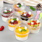 Dome Lid Cupcake Serving Cups 50pcs Pack