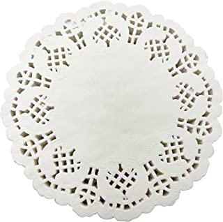 Grade Doilies Paper Round White 250pcs
