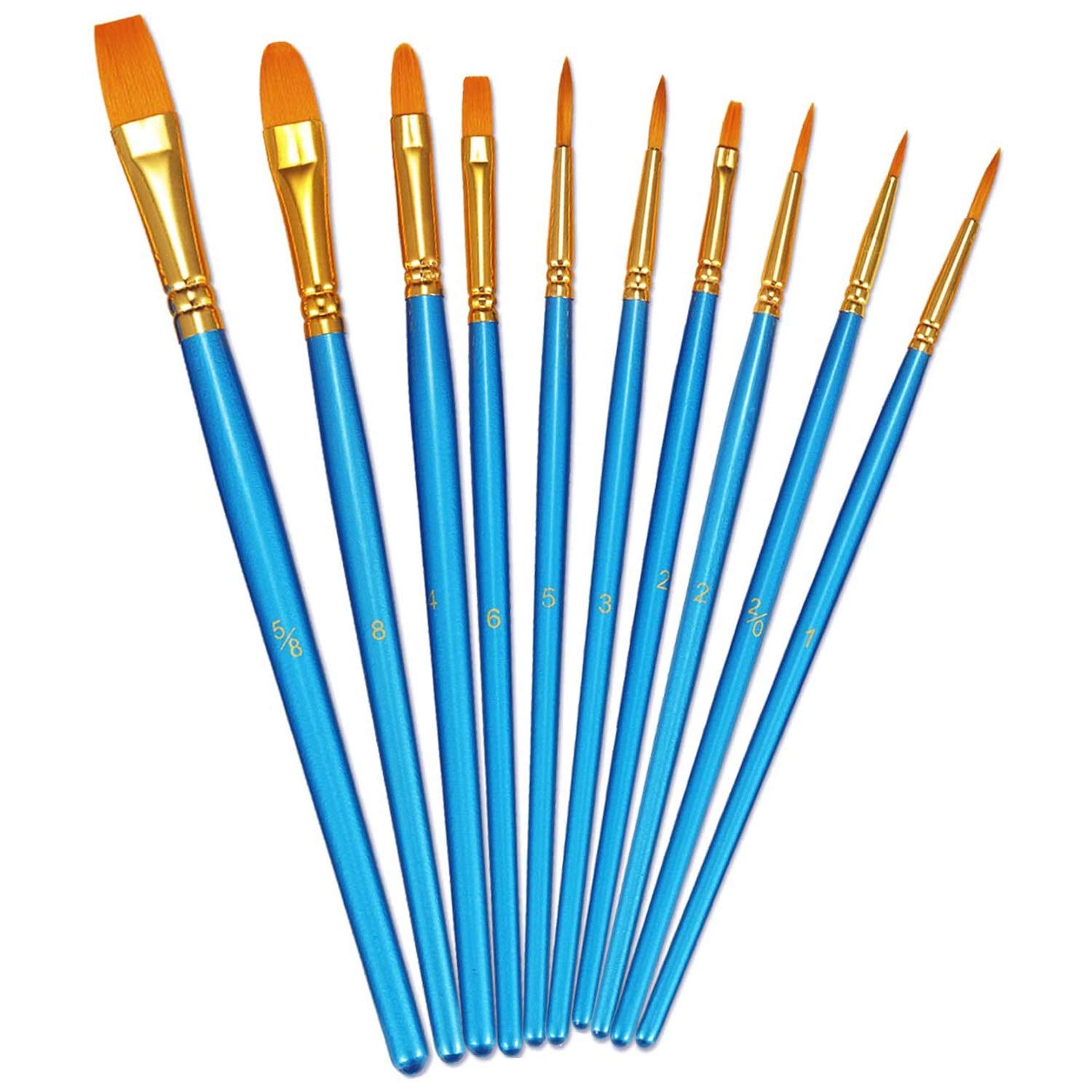 Ft0056 - Paint Brush Set Of 10pcs – Bakers Supplies