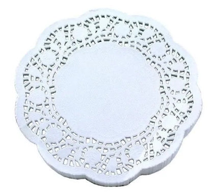 Grade Doilies Paper Round White 250pcs