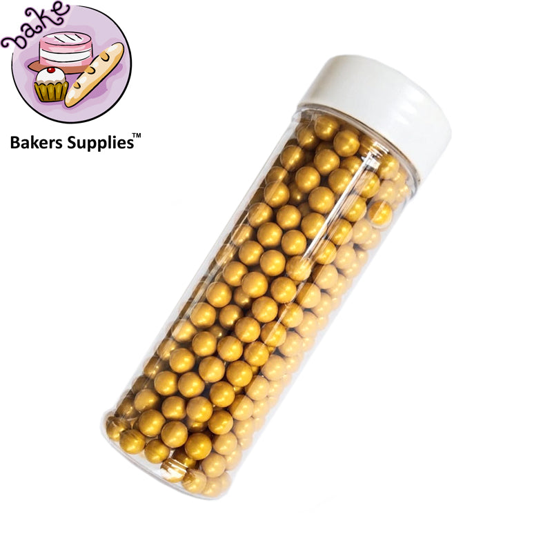 7mm Dijon Golden Balls Pearls Sprinkles