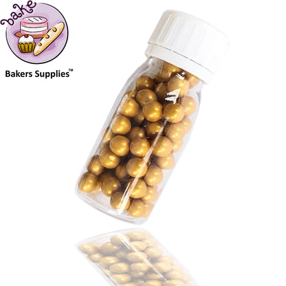 7mm Dijon Golden Balls Pearls Sprinkles