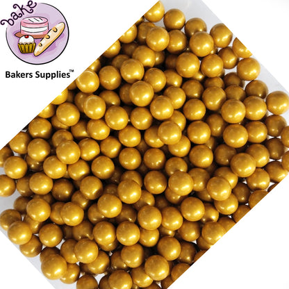 7mm Dijon Golden Balls Pearls Sprinkles
