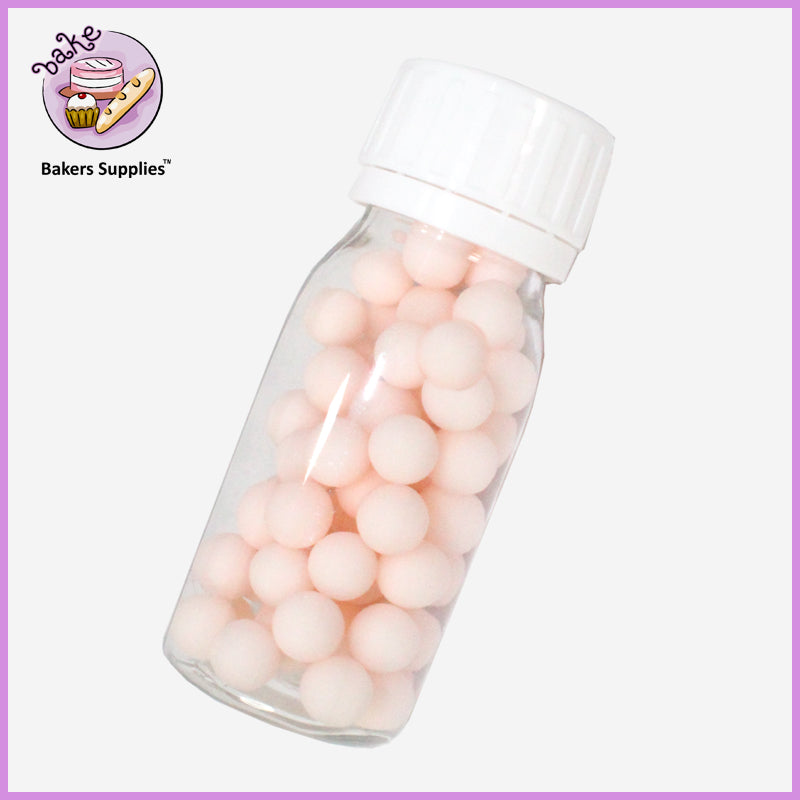 7mm Blush Matt Pink Balls Pearls Sprinkles