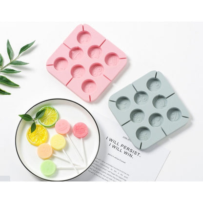 SILICON EMOJI LOLLIPOP CANDY MOLD