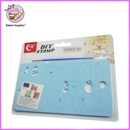 Acrylic Disney Fonts Diy Cake Stamp