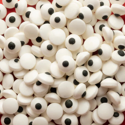 White Small Eyesballs Candy Sprinkle Confetti