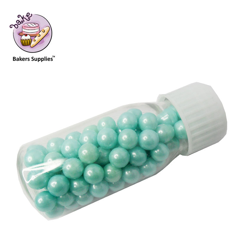 7mm Aqua Turquoise Balls Pearls Sprinkles