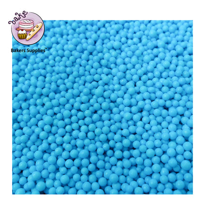 2mm Azure Blue Balls Pearls Sprinkles