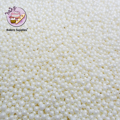 2mm Egg White Balls Pearls Sprinkles