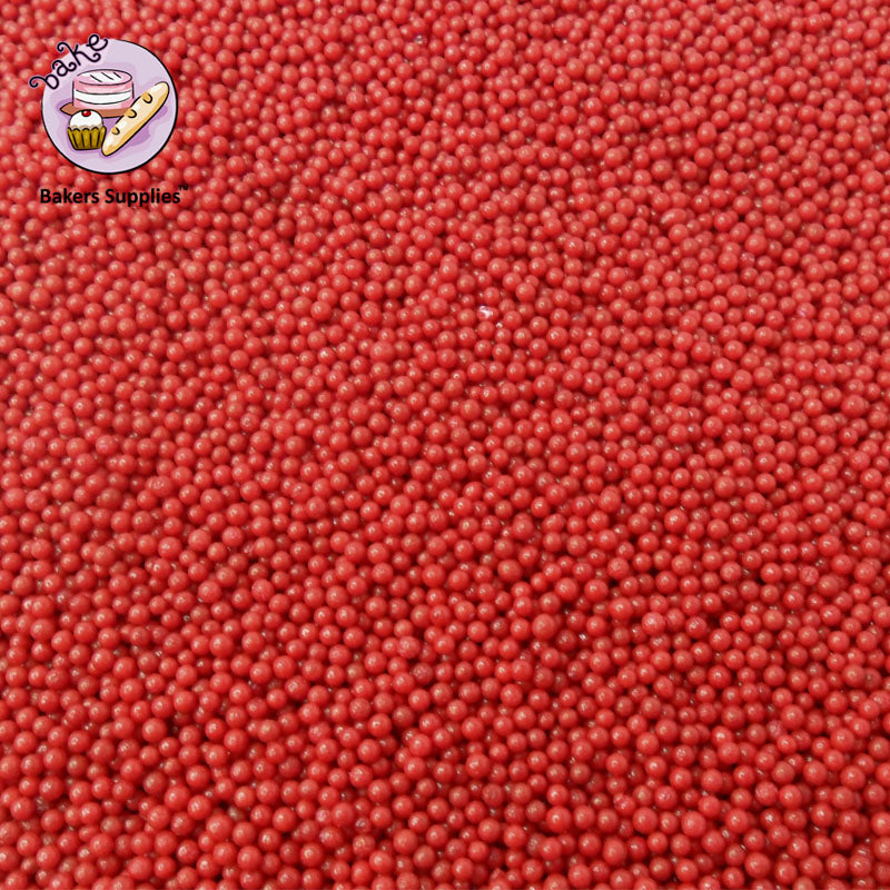 2mm Carmine Red Balls Pearls Sprinkles