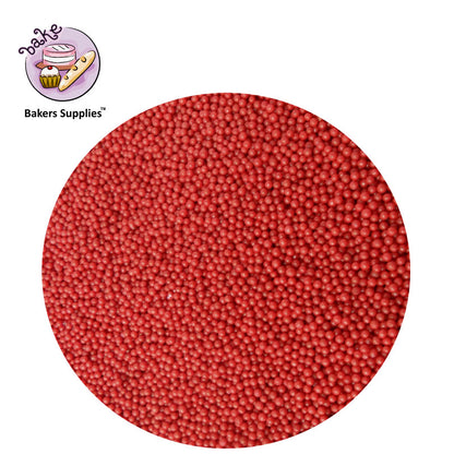 2mm Carmine Red Balls Pearls Sprinkles