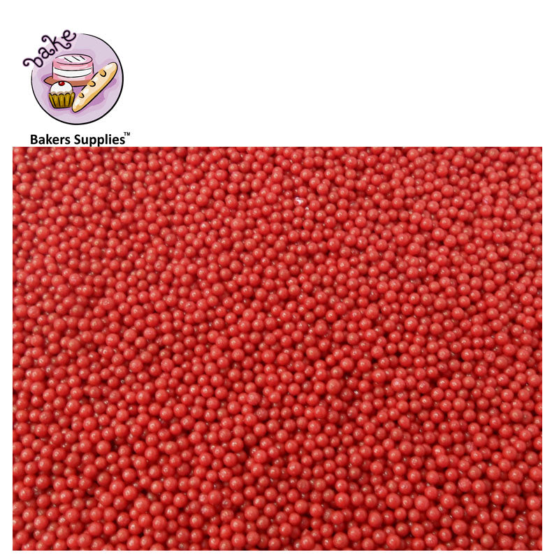 2mm Carmine Red Balls Pearls Sprinkles