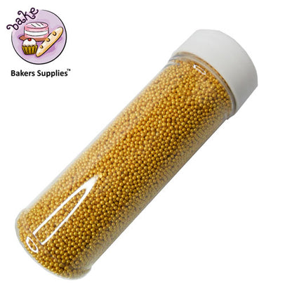 2mm Royal Golden Balls Pearls Sprinkles