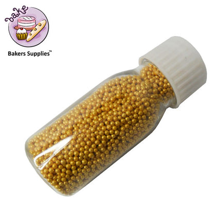2mm Royal Golden Balls Pearls Sprinkles