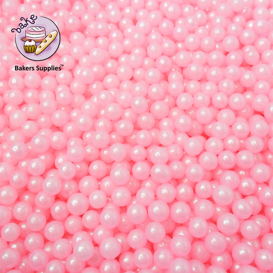 4mm Bubble Pink Balls Pearls Sprinkle