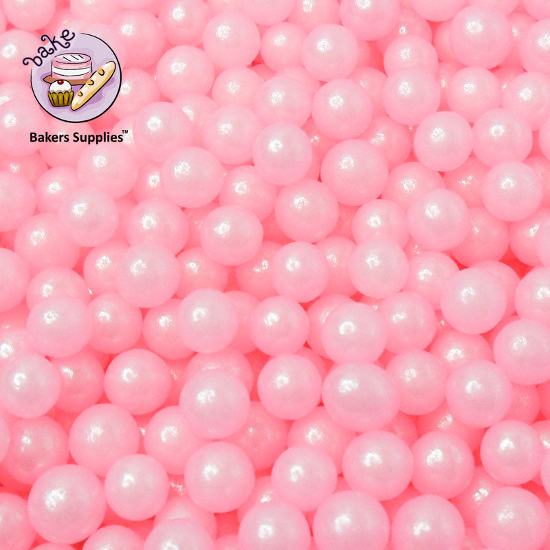 4mm Bubble Pink Balls Pearls Sprinkle