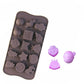 BABY BUTTERFLY HEART STAR SILICON CHOCOLATE MOLD