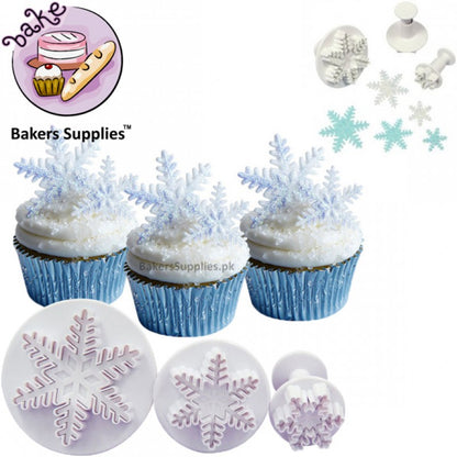SNOWFLAKE PLUNGER CUTTERS D-1 SET OF 3PCS