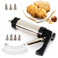 Black Plastic Metal Cookies Press Gun