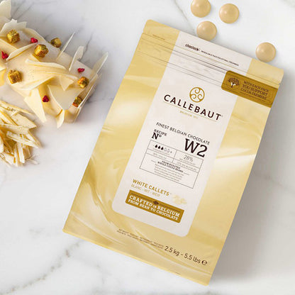 Callebaut White Chocolate Callets 28% W2